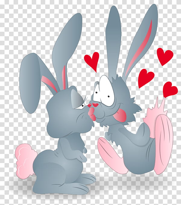 Easter Bunny, European Rabbit, Drawing, Hare, Cartoon, Tail transparent background PNG clipart