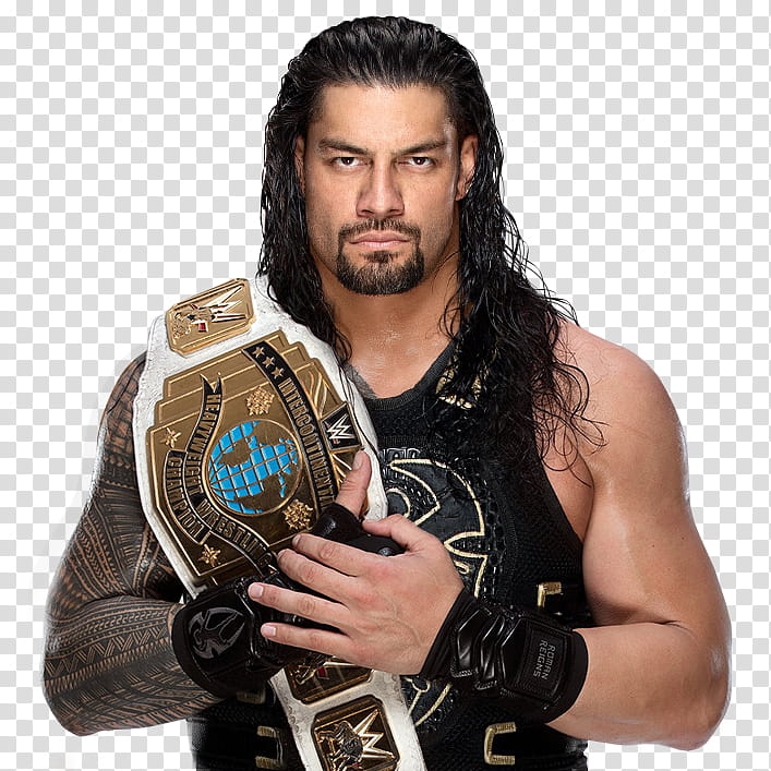 Roman Reigns IC Champion w No Mercy Attire transparent background PNG clipart
