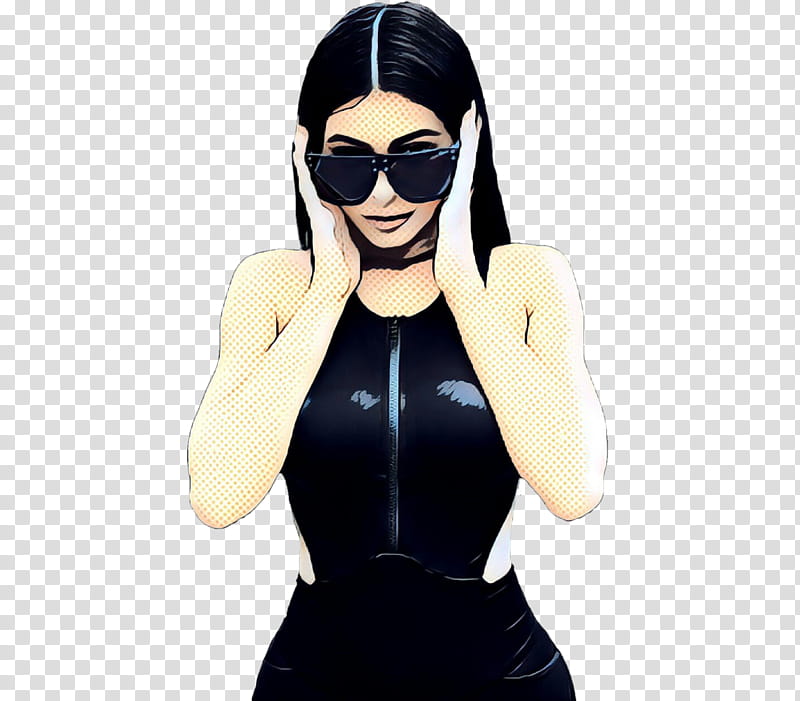 Cartoon Sunglasses, Celebrity, Model, Television, Mobile Phones, Kylie Jenner, Kendall Jenner, Eyewear transparent background PNG clipart