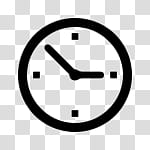 Minimal JellyLock, clock icon transparent background PNG clipart