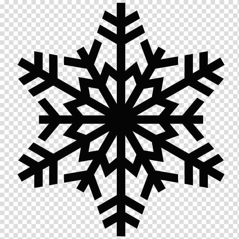 Snow Tree, Snowflake, Visual Arts, Black And White
, Leaf, Symmetry, Line, Symbol transparent background PNG clipart