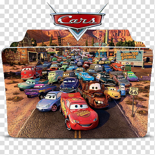 Pixar Icon Folder , Cars Movie Icon Folder transparent background PNG clipart