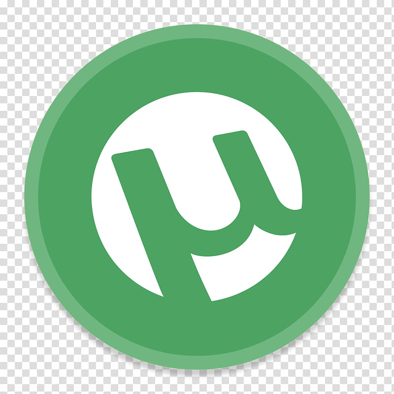Button UI App One, Utorrent logo icon transparent background PNG clipart