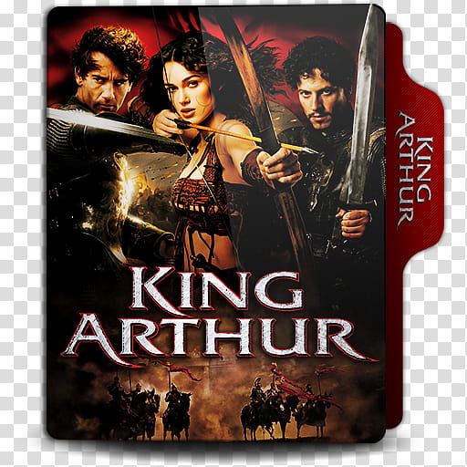 Movies  folder icon, King Arthur () transparent background PNG clipart