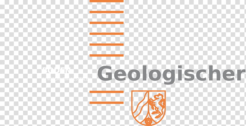 Text, Logo, North Rhinewestphalia, Geologischer Dienst Nordrheinwestfalen, Geology, Conflagration, Orange, Line transparent background PNG clipart