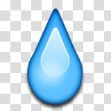 water drop emoji transparent background PNG clipart