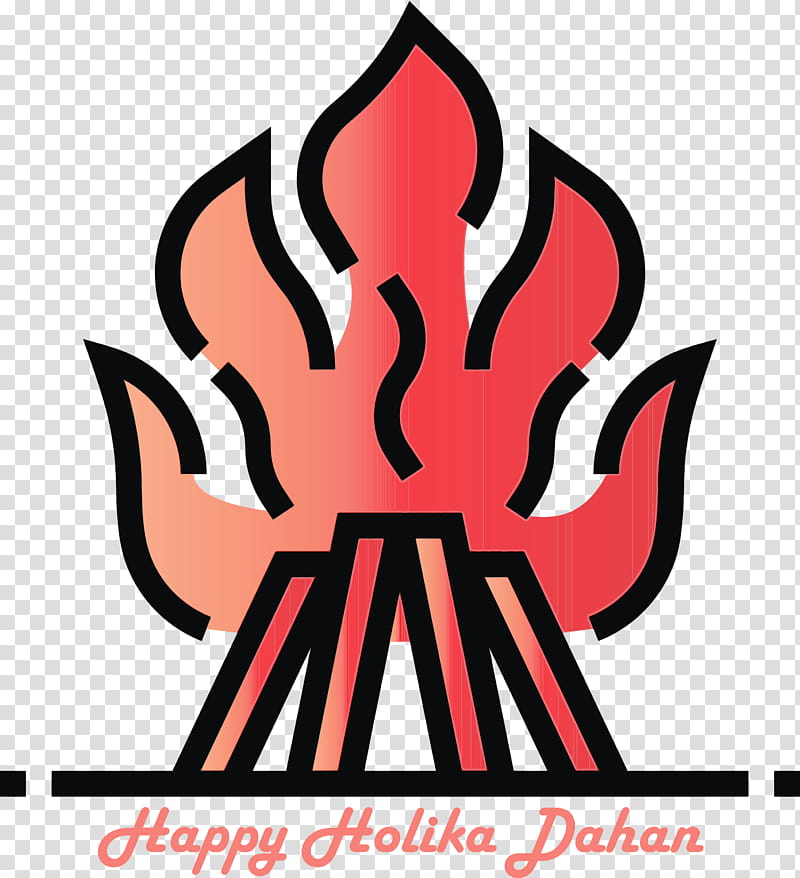 red logo font sticker symbol, Holika Dahan, Watercolor, Paint, Wet Ink, Label transparent background PNG clipart
