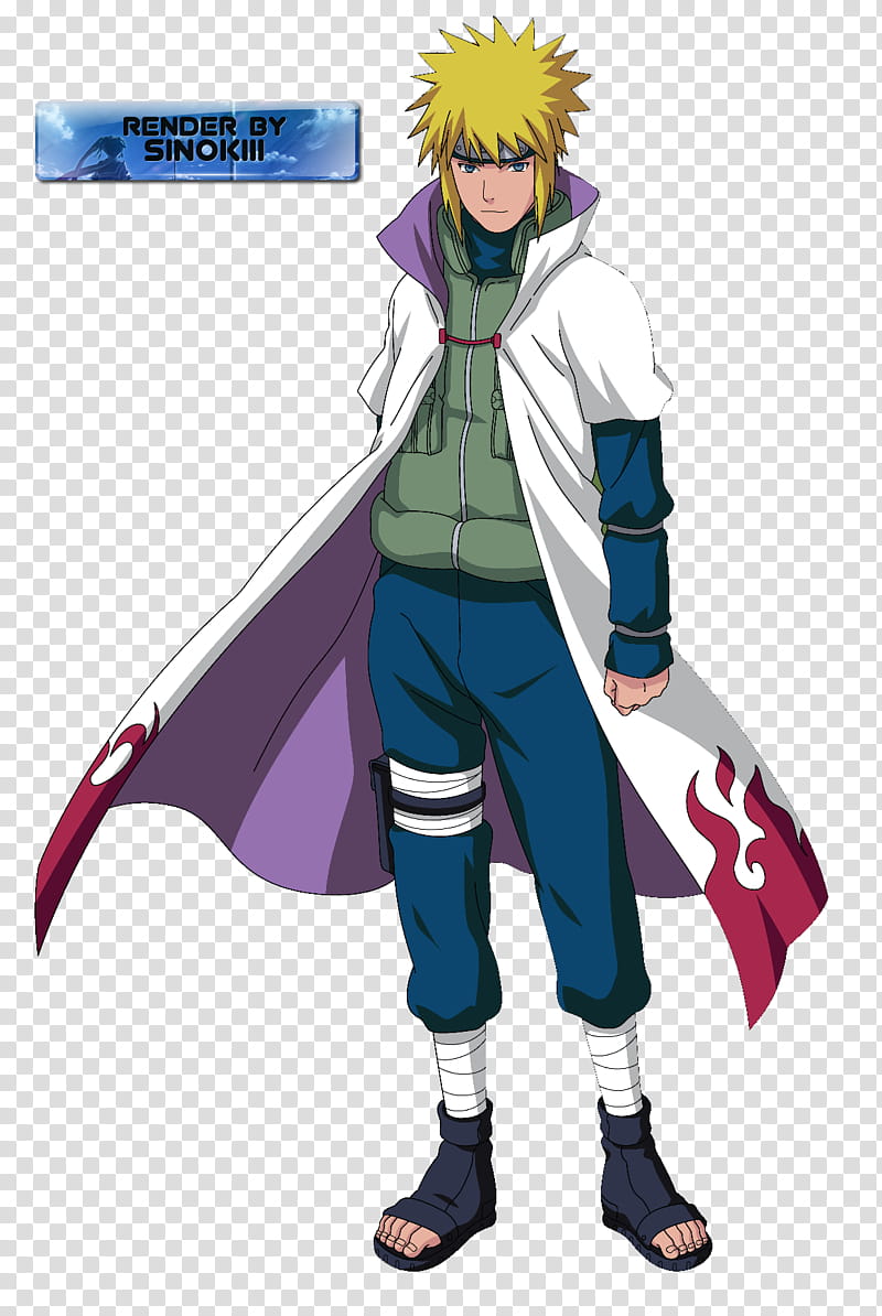 Minato Namikaze th Hokage render, Naruto character transparent background PNG clipart