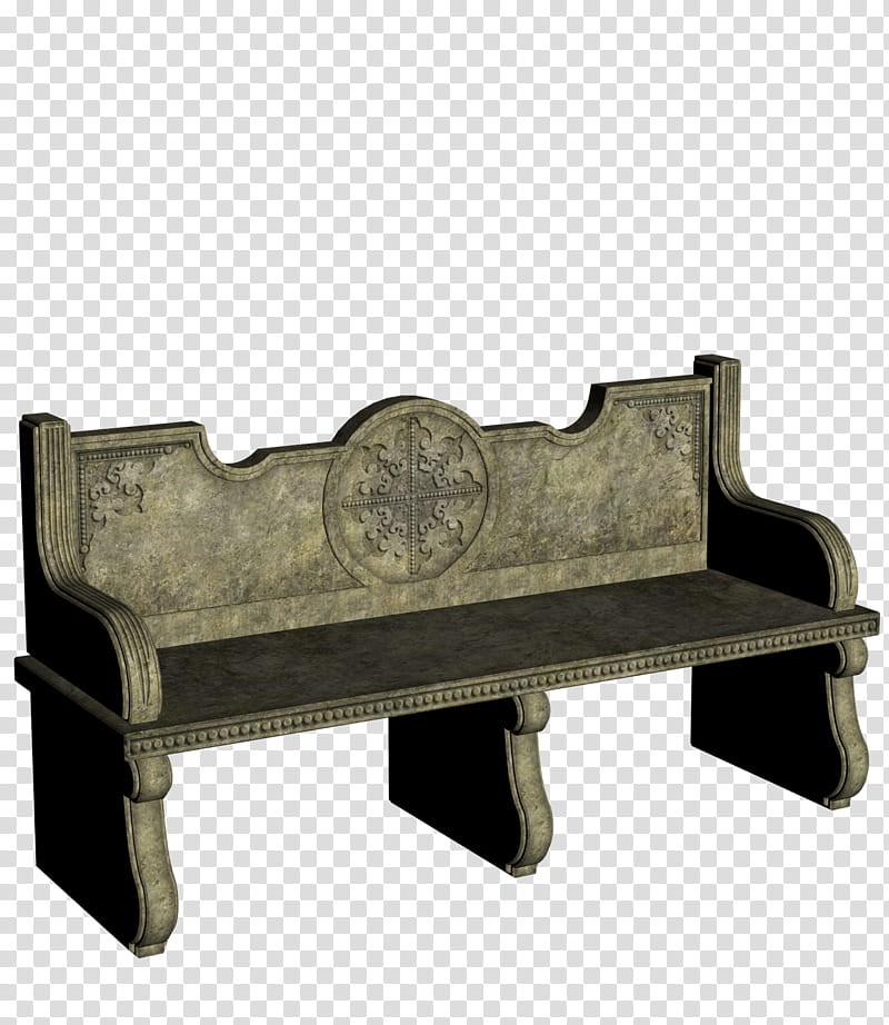 Object, brown wooden bench transparent background PNG clipart