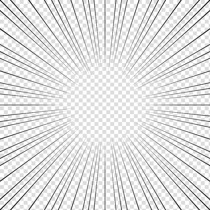 screentones action lines, black lines with sun rays illustration transparent background PNG clipart