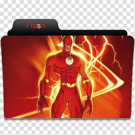 DC Comics Folder , Flash transparent background PNG clipart