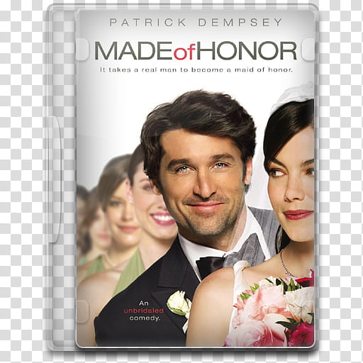Movie Icon Mega , Made of Honor, Made of Honor DVD case transparent background PNG clipart