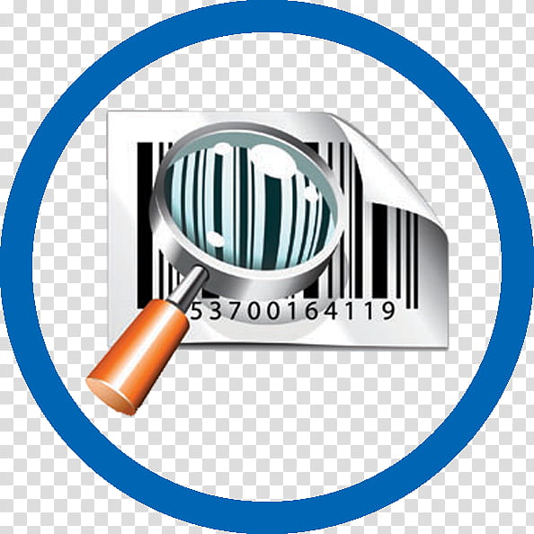 Magnifying Glass Logo, Barcode, Barcode Scanners, Cargo, Scanner, Transport, Boehm Pressed Steel Inc, Service transparent background PNG clipart