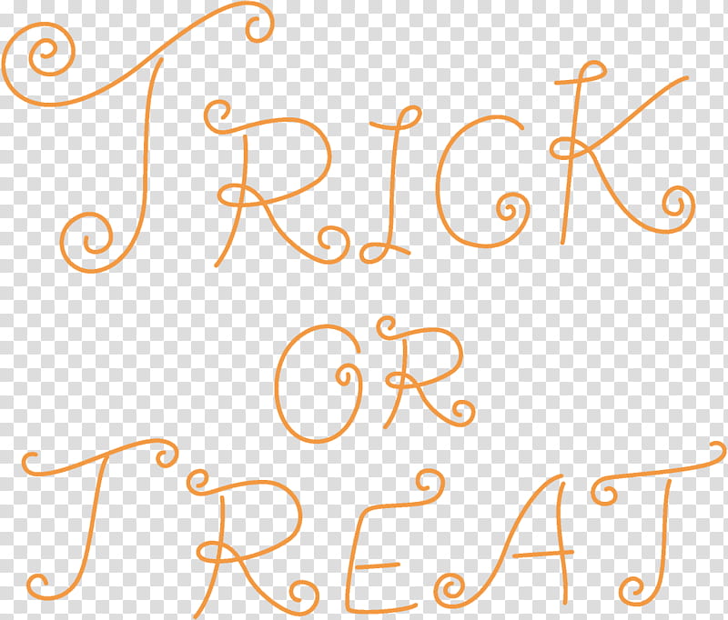 Trick or Treat halloween, Halloween , Text, Line, Circle transparent background PNG clipart