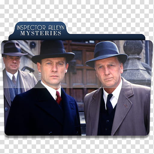 Mystery TV Folder , Inspector Alleyn transparent background PNG clipart