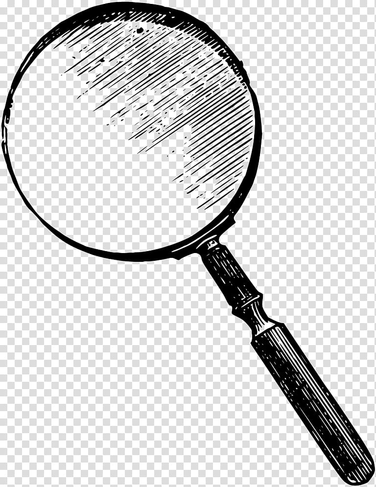 Magnifying Glass Drawing, Pittock Mansion, Antique, Museum, Necklace, Tennis Racket, Racquet Sport transparent background PNG clipart