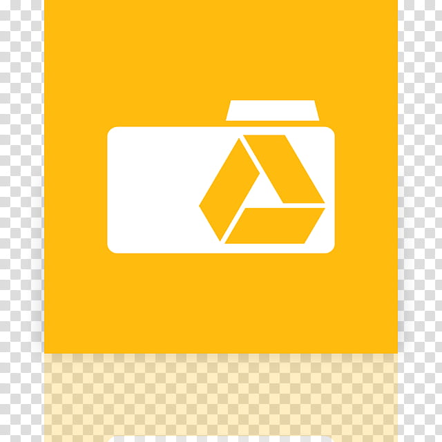 Metro UI Icon Set  Icons, Google Drive Folder_mirror, yellow Google Drive icon transparent background PNG clipart