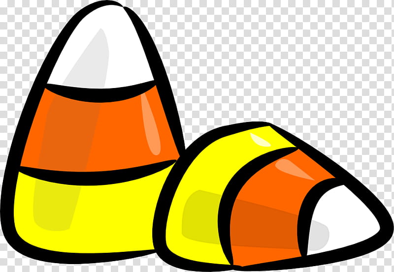 Candy corn, Yellow transparent background PNG clipart