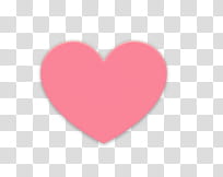 Lindos y sencillos, pink heart illustration transparent background PNG clipart