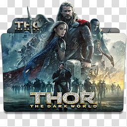 Thor Movie Collection Folder Icon , Thor The Dark World_x, Thor the Dark World movie poster transparent background PNG clipart