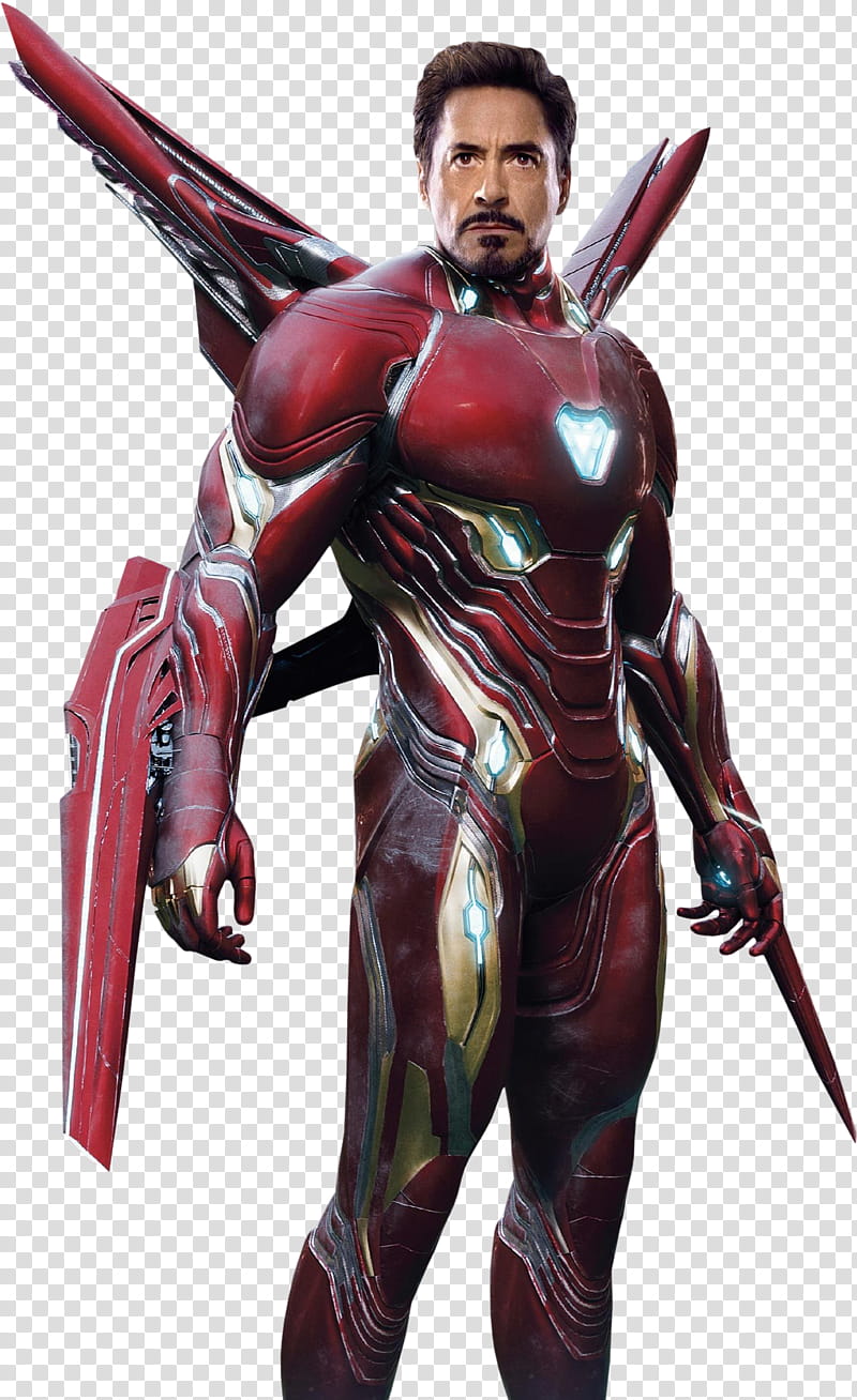 Iron Man x, Robert Downey Jr. as Marvel Iron Man transparent background PNG clipart