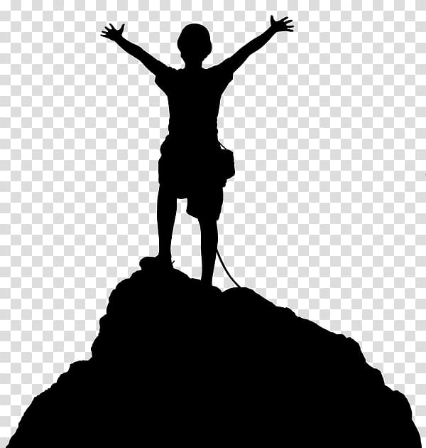 Cartoon Nature, Climbing, Rock Climbing, Climbing Wall, Silhouette, Mountaineering, People In Nature, Standing transparent background PNG clipart