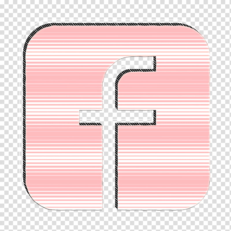 facebook icon fb icon logo icon, Social Icon Icon, Cross, Pink, Line, Red, Symbol, Material Property transparent background PNG clipart