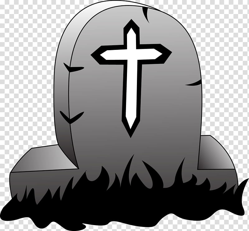 Halloween Ghost, Headstone, Cemetery, Grave, Cartoon, Comics, Christian Cross, Halloween transparent background PNG clipart