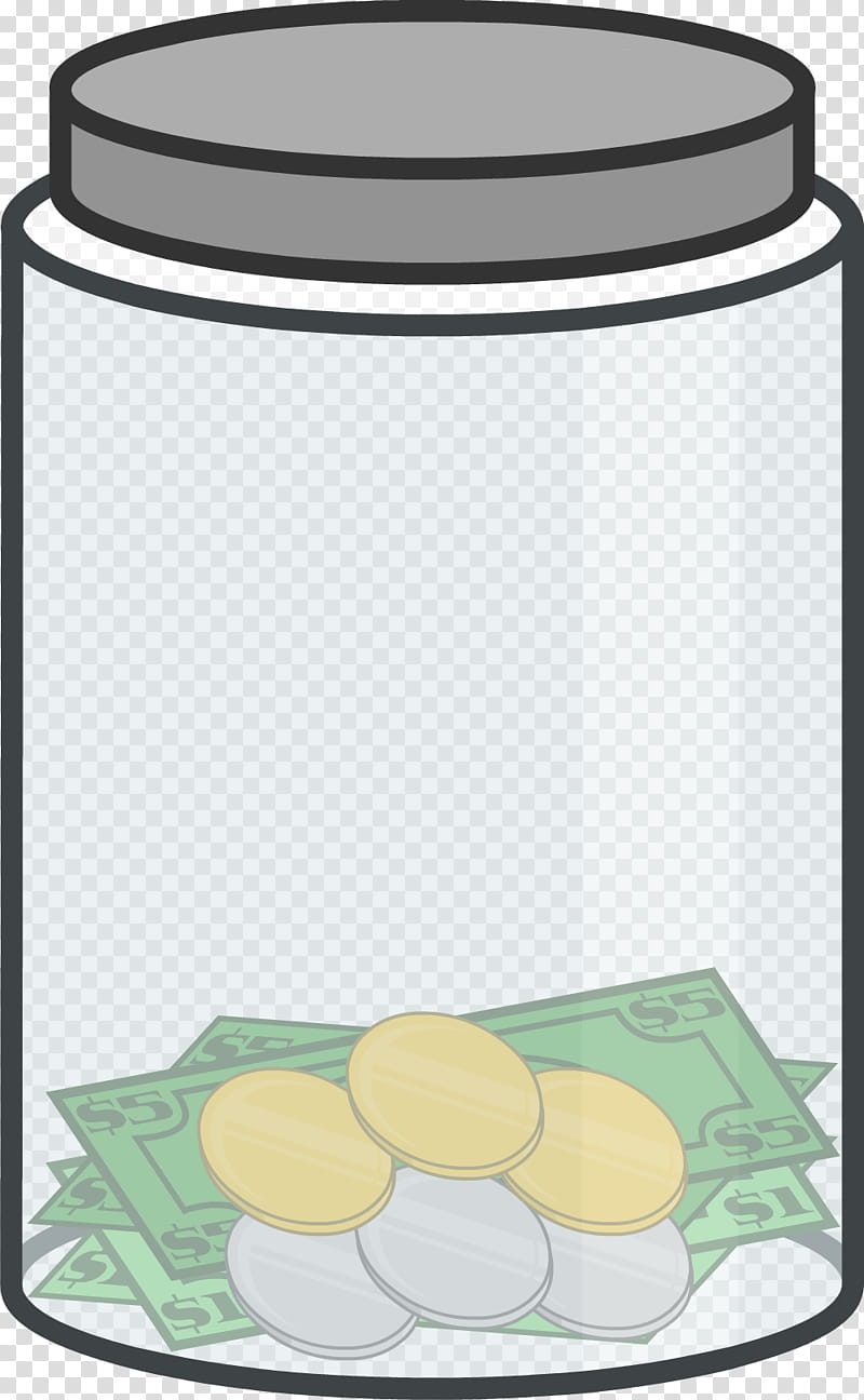Money, Tip Jar, Gratuity, Television, Food Storage Containers, Cylinder transparent background PNG clipart