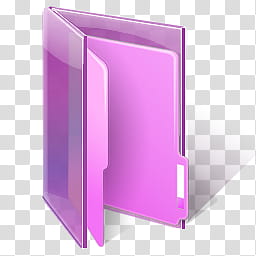 Vista Style RTM Pink Icon, Empty Folder transparent background PNG clipart