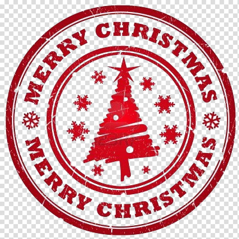 Christmas, red Merry Christmas art transparent background PNG clipart