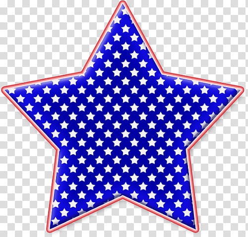 Star Red White And Blue transparent background PNG clipart