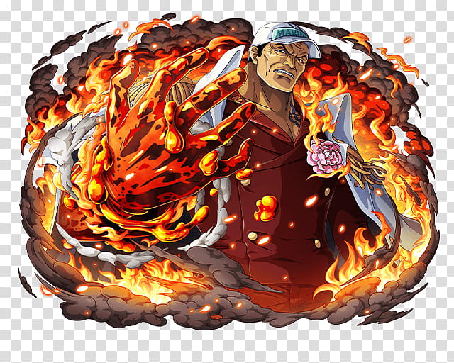 Sakazuki AKA Admiral Akainu, male character illustration transparent background PNG clipart