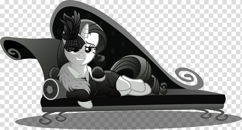 Rarity Noir, My Little Pony transparent background PNG clipart