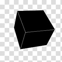 Recursos y Demas Cosillas, black cube illustration transparent background PNG clipart