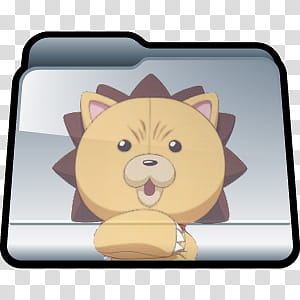 Anime Folders , Kon folder icon transparent background PNG clipart