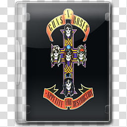 Guns N Roses Icons Case, GNR, Cross transparent background PNG clipart