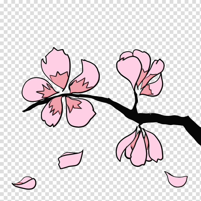 Watercolor Pink Flowers, Paint, Wet Ink, Cherry Blossom, Cut Flowers, Floral Design, Stau150 Minvuncnr Ad, Petal transparent background PNG clipart