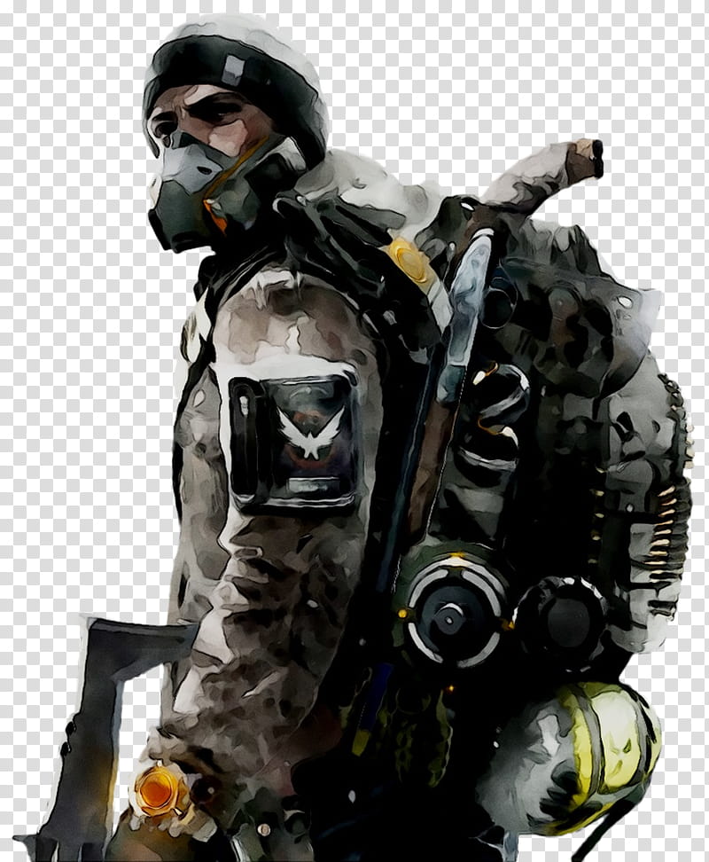 Army, Tom Clancys The Division, Tom Clancys The Division 2, Video Games, Playstation 4, Personal Protective Equipment, Costume, Gas Mask transparent background PNG clipart
