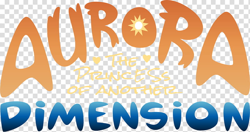 Aurora The Princess of Another Dimension LOGO transparent background PNG clipart
