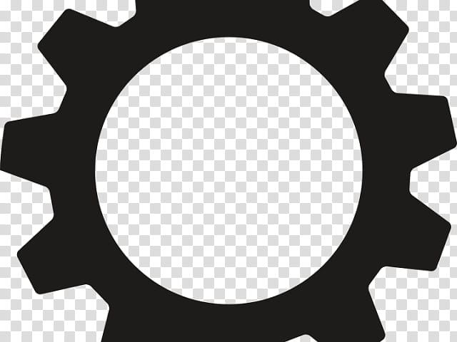 White Circle, Gear, Wheel, Black And White
, Hardware Accessory, Symbol transparent background PNG clipart