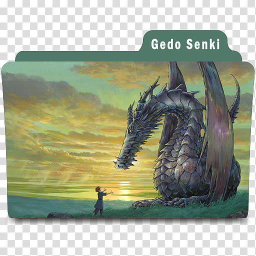 Anime Folders, Gedo Senki icon transparent background PNG clipart