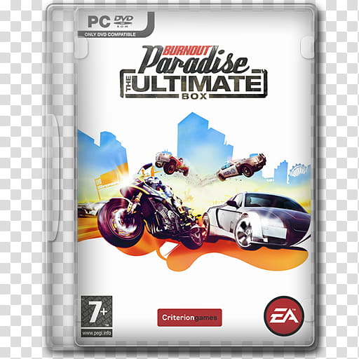 Game Icons , Burnout Paradise The Ultimate Box transparent background PNG clipart