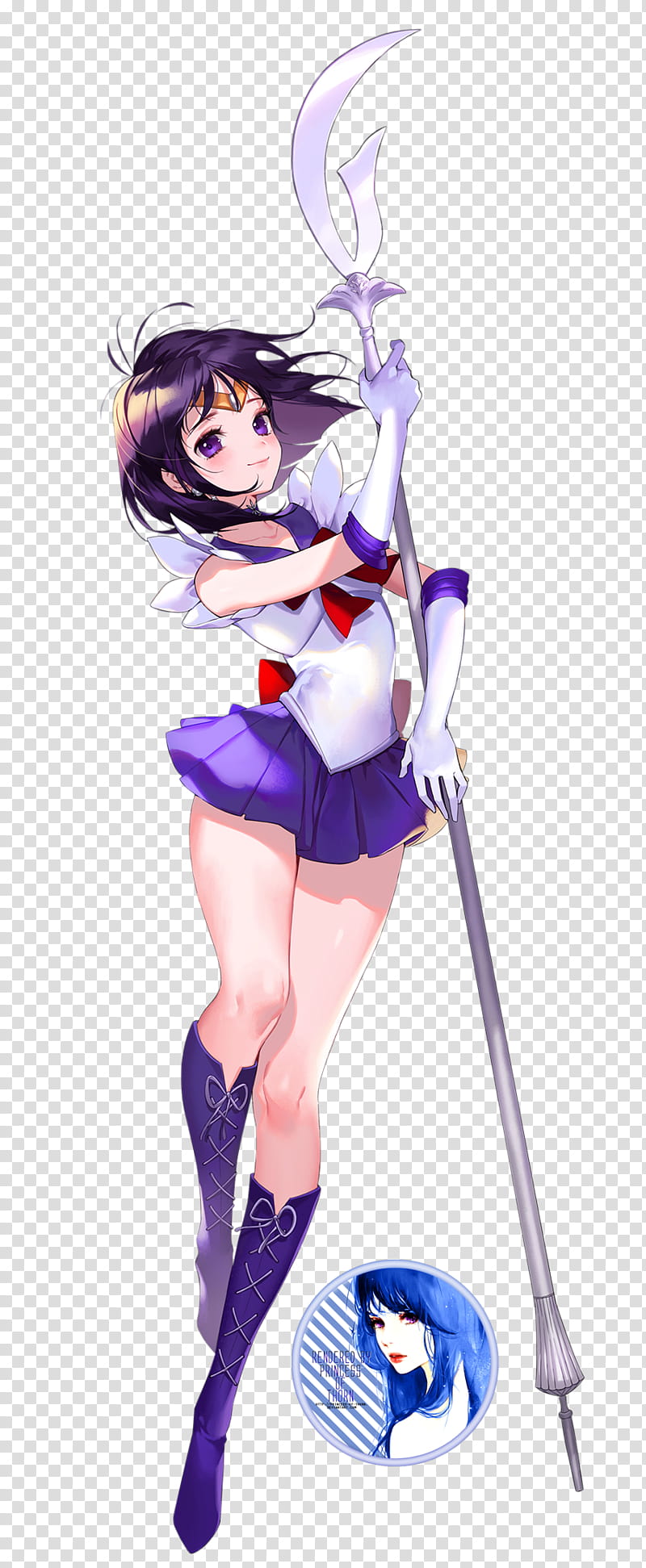 Sailor Saturn Render transparent background PNG clipart