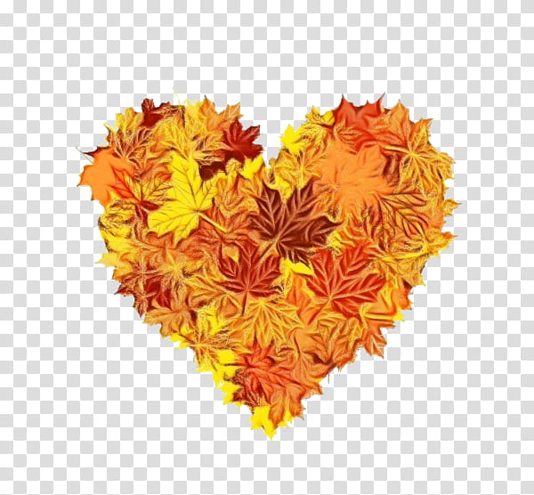 Love Background Heart, Watercolor, Paint, Wet Ink, Autumn, Romance, Autumn Leaf Color, Falling In Love transparent background PNG clipart