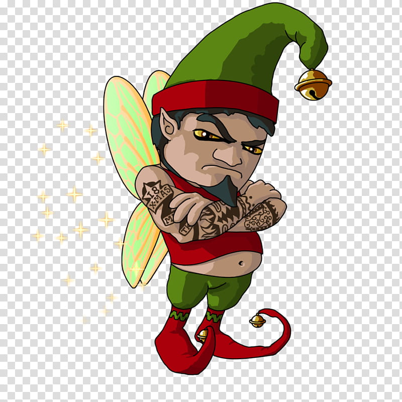 Ralf the Pixie (Grumpy the Elf) SR transparent background PNG clipart