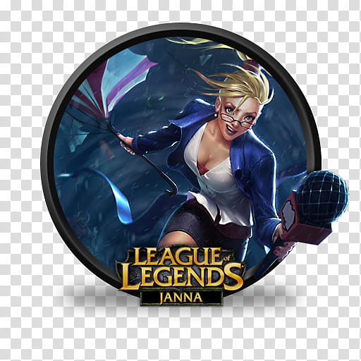 LoL icons, League of Legends Janna screenshot transparent background PNG clipart