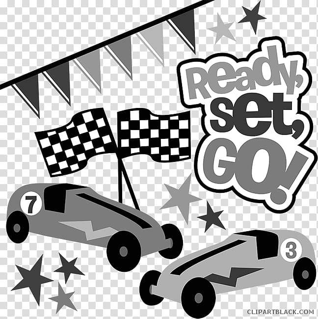 graphy Logo, Car, Auto Racing, Race Track, Pinewood Derby, Formula 1, Racing Flags, Black And White transparent background PNG clipart