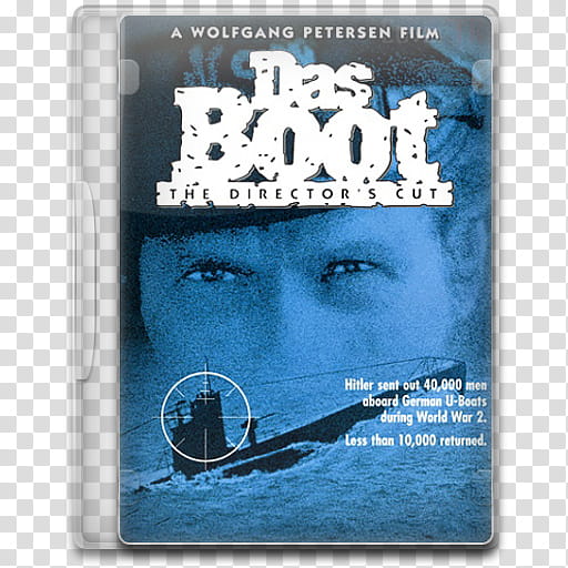 Movie Icon Mega , Das Boot, Das Boot DVD case transparent background PNG clipart