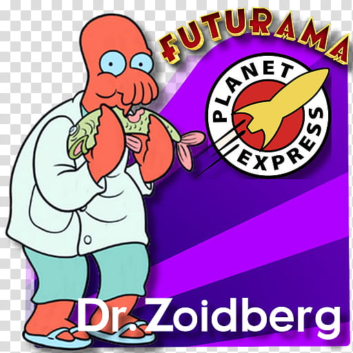 Futurama Set , Zoidberg transparent background PNG clipart